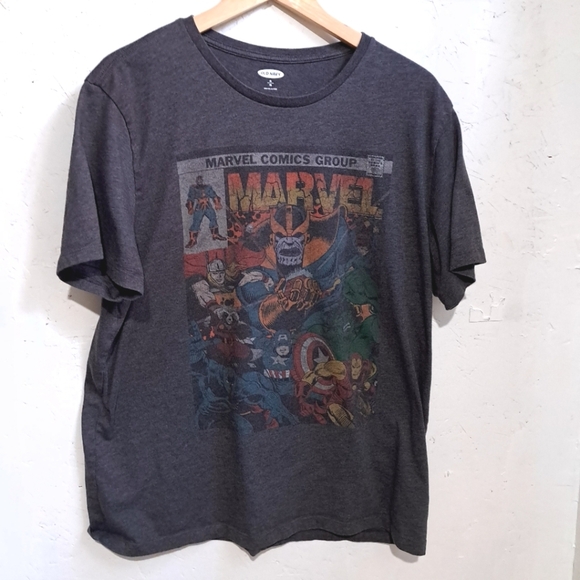 Old Navy | Gray marvel comics men's  T-Shirt - Picture 1 of 9